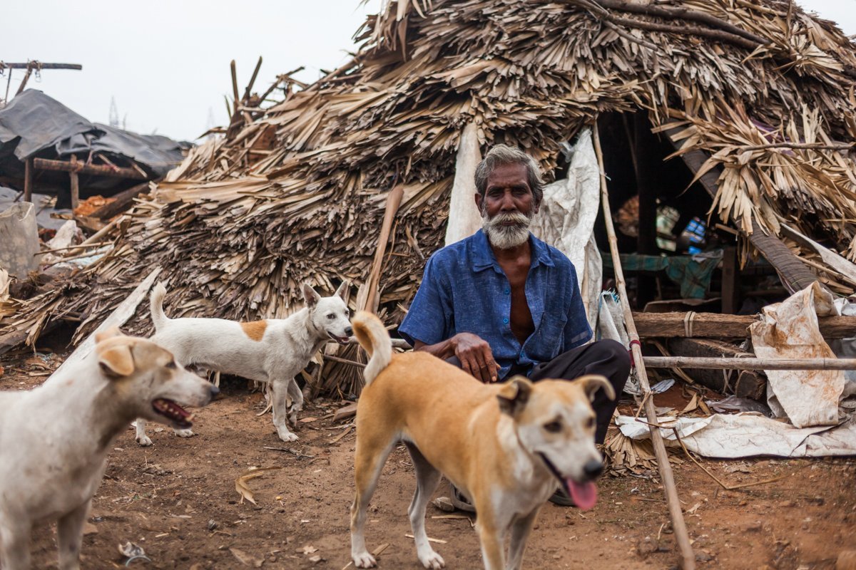 Aftermath of Cyclone Hudhud in Visakhapatnam, India