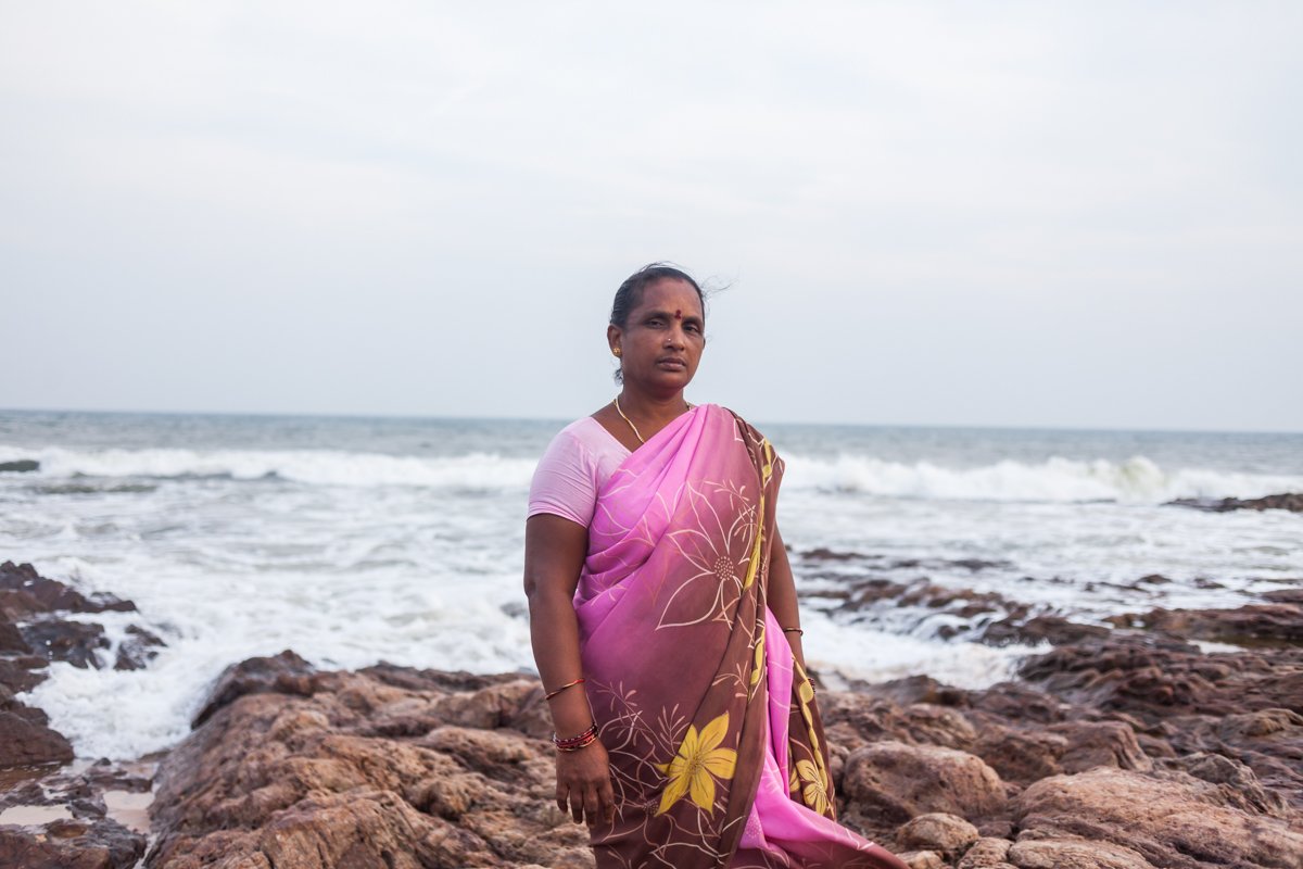 Aftermath of Cyclone Hudhud in Visakhapatnam, India