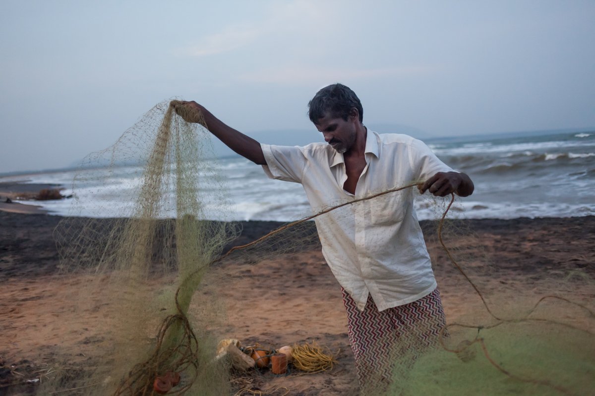 Aftermath of Cyclone Hudhud in Visakhapatnam, India