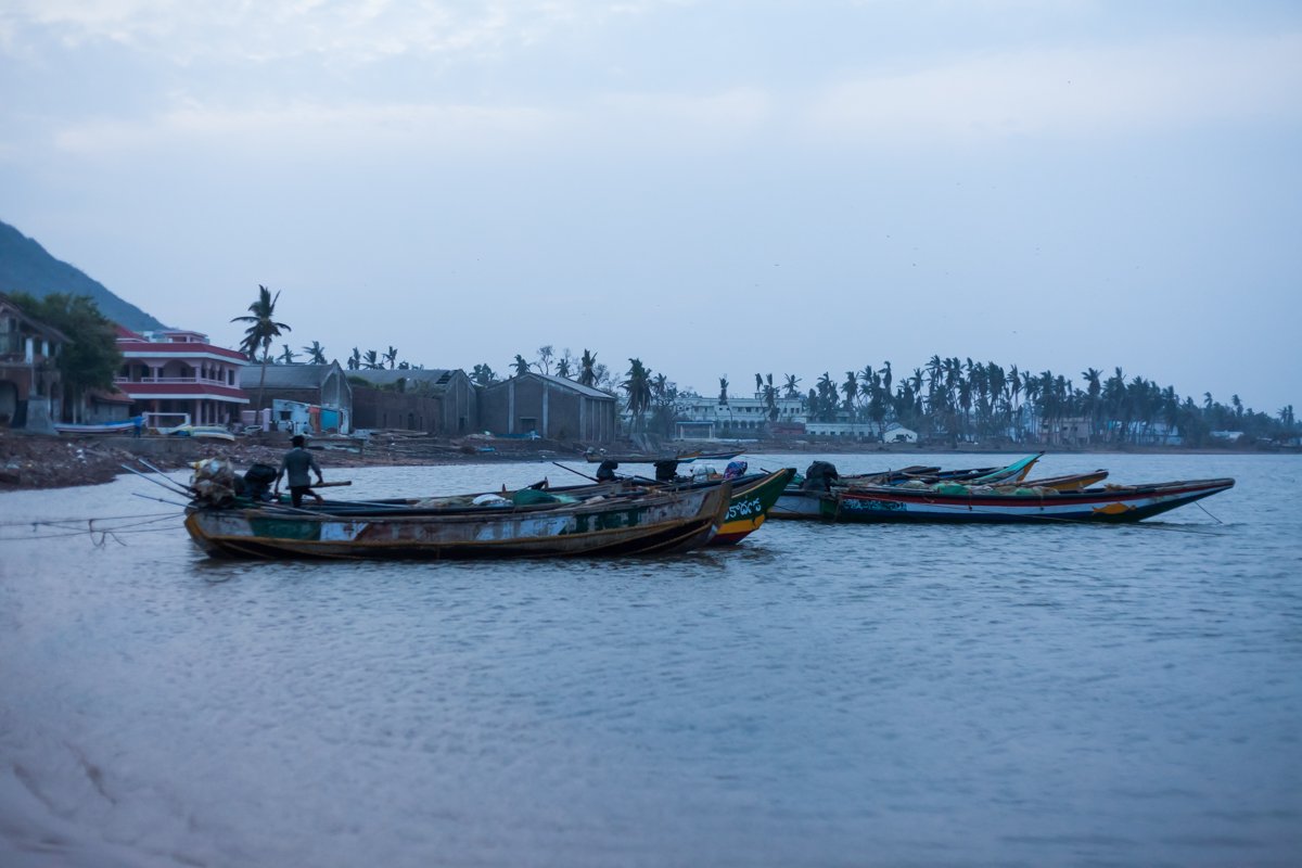 Aftermath of Cyclone Hudhud in Visakhapatnam, India