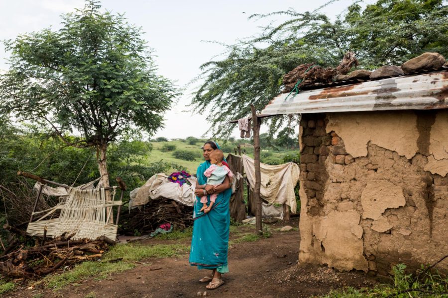 Waters Close Over Us | | Harsha Vadlamani Rekha (25) and her family live atop a hillock by the Uri Baghri, a tributary of the Narmada, in Nisarpur, Dhar, Madhya Pradesh. As dam waters flood the surrounding low-lying areas, the hillock will no longer be habitable. Rekha said she has not received any compensation or land yet despite filing petitions with the gram panchayat at least six times. September 10, 2017.