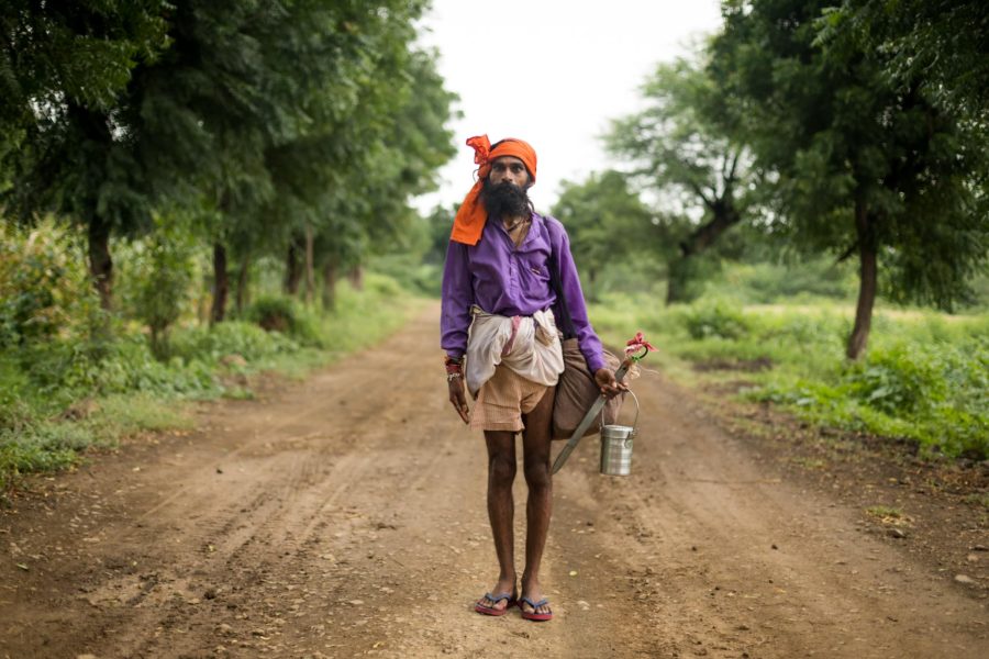 Waters Close Over Us | | Harsha Vadlamani Lahidas Kanes, 32, was a policeman before he left home two years ago and embarked on the Parikrama, a 2,600-km circular journey around the Narmada from its birthplace in Amarkantak to the sea and back. He was walking back to Amarkantak--which could take another year--when he was photographed in the hills near Dehar, Dhar, Madhya Pradesh. The rising backwaters of the dam are expected to drown most of the places and shrines associated with the Parikrama. September 11, 2017.