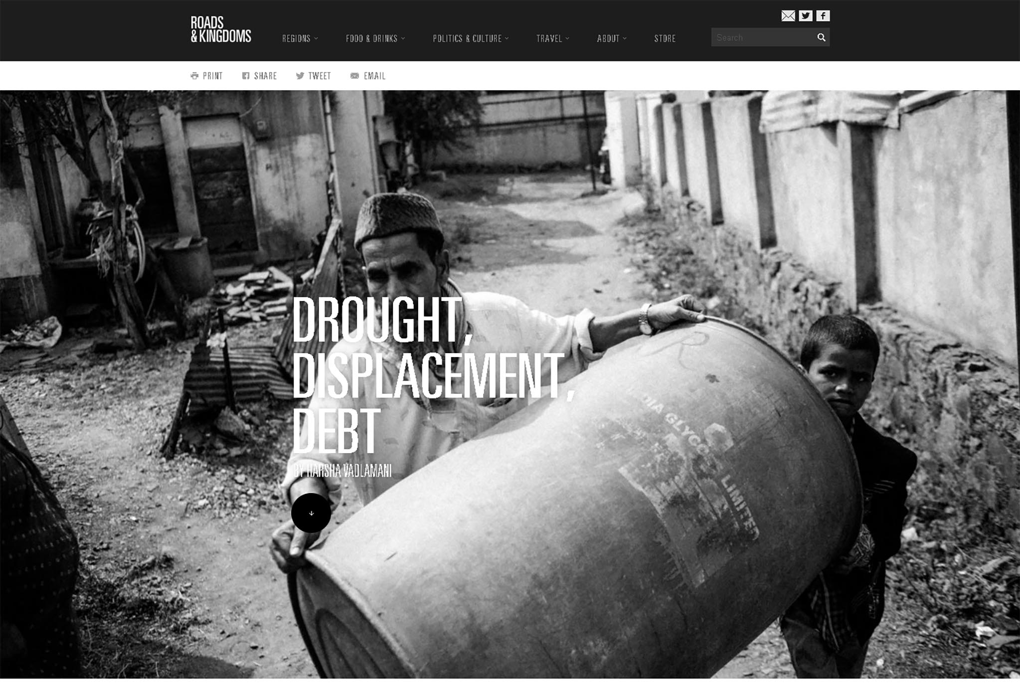 Drought, Displacement, Debt // Roads and Kingdoms | | Harsha Vadlamani Harsha Vadlamani Photojournalist, Documentary Photographer and Filmmaker in India