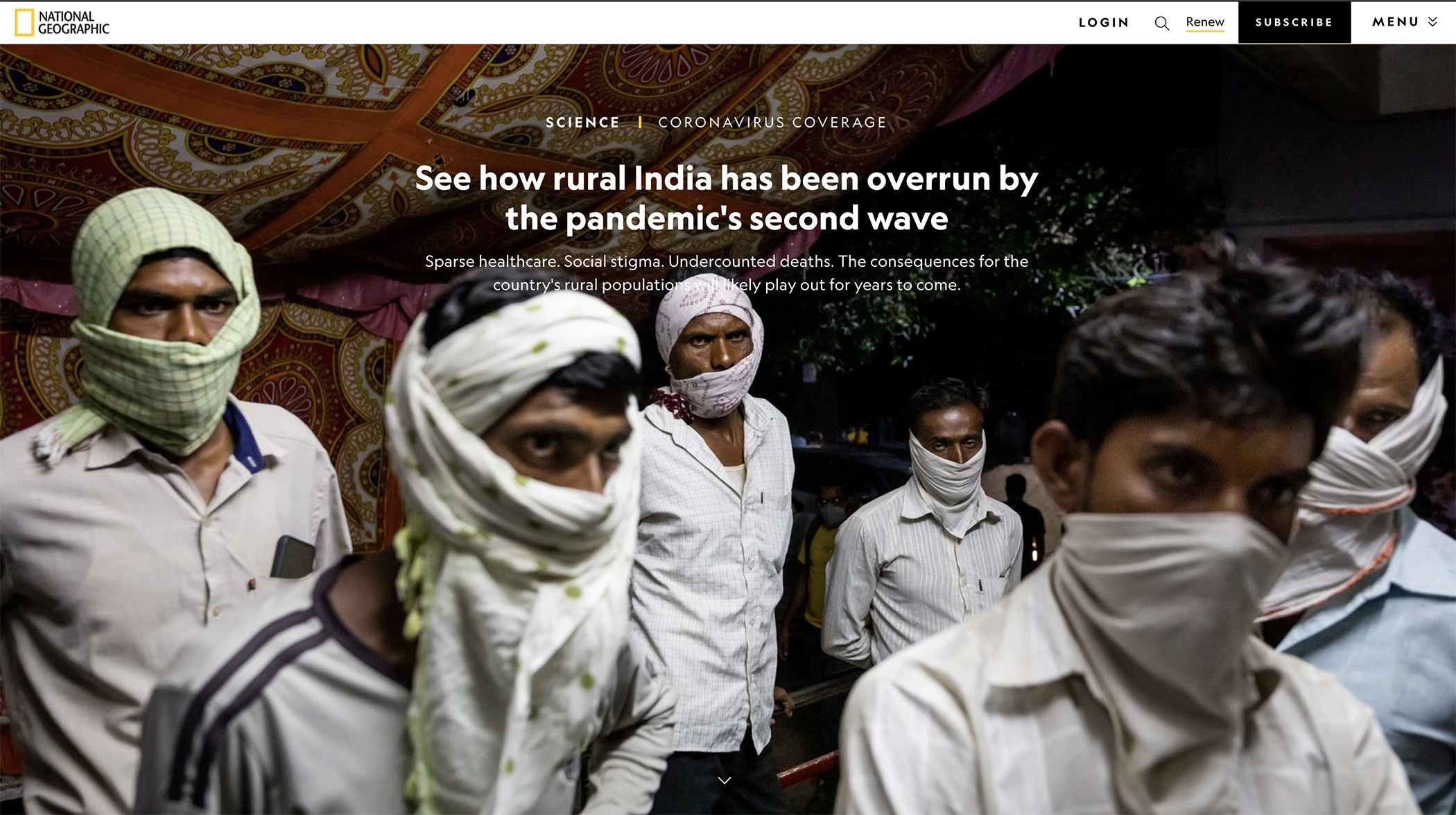 See how rural India has been overrun by the pandemic's second wave // National Geographic | | Harsha Vadlamani Harsha Vadlamani Photojournalist, Documentary Photographer and Filmmaker in India