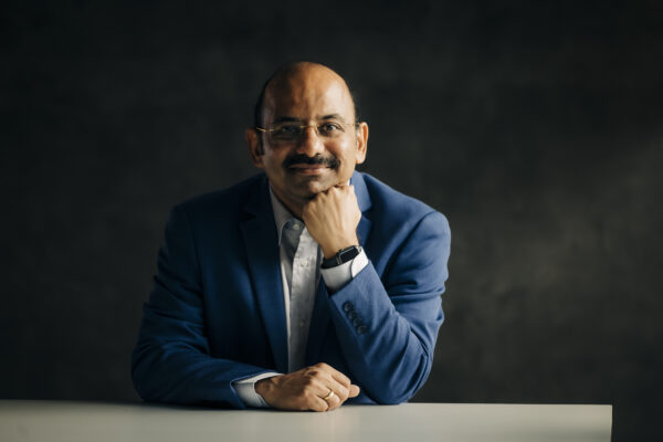 Sumeet Mathur photographed at the ServiceNow campus in Hyderabad, India.