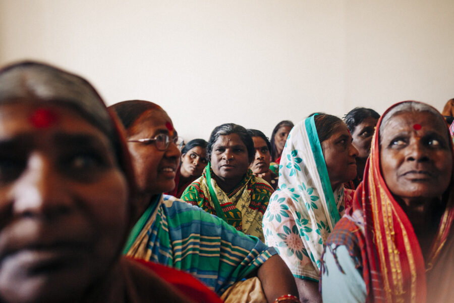 Women stage a sit-in in the office of the Municipal Commissioner of Latur, alleging that their neighbourhood received a tanker in four months, forcing them to walk multiple times daily to a tap that is 3 km away. March 29, 2016.