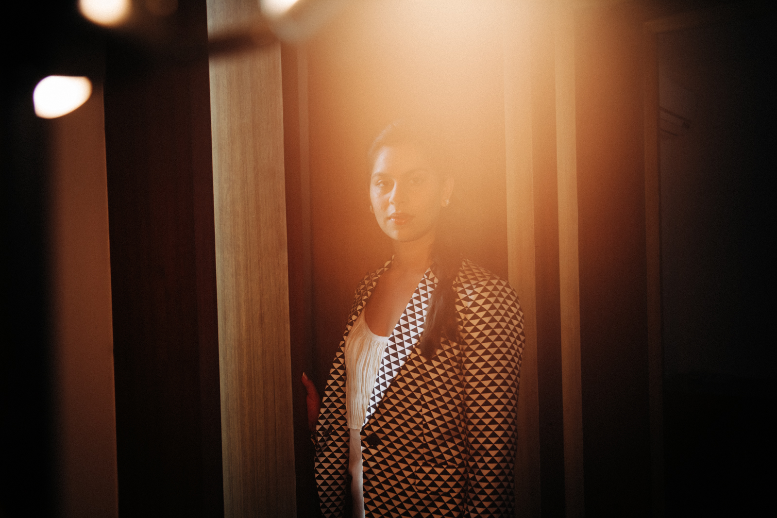 Stylish corporate portrait by Hyderabad-based portrait photographer.